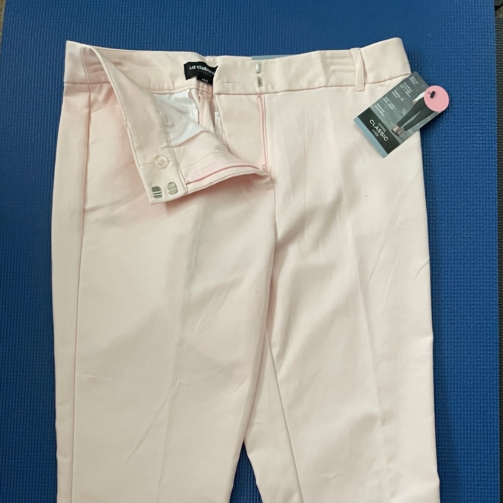 Liz Claiborne light pink ankle pants